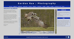 Desktop Screenshot of gordonraephotography.co.uk