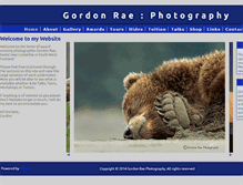 Tablet Screenshot of gordonraephotography.co.uk